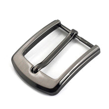 Carica l&#39;immagine nel visualizzatore di Gallery, 1pcs 40mm Metal Men&#39;s Casual Belt Buckle Laser Printed End Bar Heel bar Buckle Single Pin Half Buckle Leather Craft Webbing