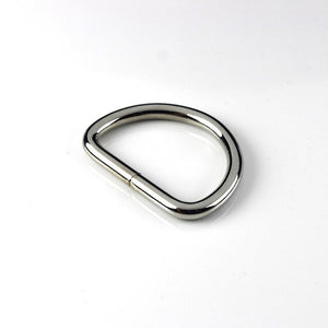 50pcs 1 1/2" 38mm Metal Open-end D ring Buckle for Webbing Backpack Leather Craft Bag Strap Purse Pet Collar Parts Accessorie