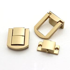 1pcs Zinc Alloy Metal Push Lock Fashion Durable Push Locks Closure Parts for DIY Wooden Box Luggage Hardware Accessories