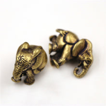 画像をギャラリービューアに読み込む, B 1pcs Solid Brass Elephant Pendant charms Vintage Keyring Garment Bag Gifts leather bag wallet chain diy decoration 25x31mm