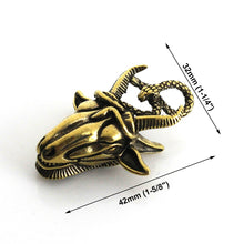 Afbeelding in Gallery-weergave laden, A 1 pcs Brass Sheep Head Pendant Lucky Transfer Buckle For Leather Craft Women Bag Handbag Purse DIY Hardware Accessories