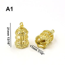 Load image into Gallery viewer, A 1pcs Brass Keyring Various Styles Cute Charms Pendants Jewelry Hardware DIY Leather Crafts for Gifts Toy High Quality