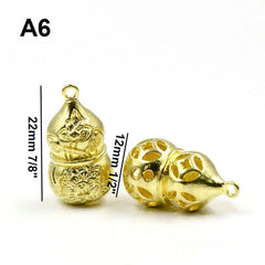 A 1pcs Brass Keyring Various Styles Cute Charms Pendants Jewelry Hardware DIY Leather Crafts for Gifts Toy High Quality