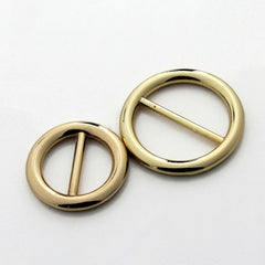 1pcs Zinc alloy High quality fashion round metal buckle for wind coat bag decoration crafts DIY sewing accessories