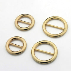 1pcs Zinc alloy High quality fashion round metal buckle for wind coat bag decoration crafts DIY sewing accessories