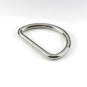 50pcs Pack 2" 50mm Metal Open-end D ring Buckle for Webbing Backpack Leather Craft Bag Strap Purse Pet Collar Parts Accessorie