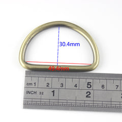 50pcs Pack 2" 50mm Metal Open-end D ring Buckle for Webbing Backpack Leather Craft Bag Strap Purse Pet Collar Parts Accessorie