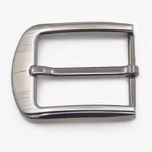 Cargar imagen en el visor de la galería, 1pcs Metal 4cm Belt Buckle Men&#39;s Casual End Bar Single Pin Belt Half Buckle Leather Craft Jeans Webbing fit for 37-39mm belt