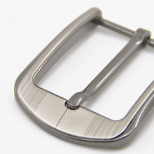 Afbeelding in Gallery-weergave laden, 1pcs Metal 4cm Belt Buckle Men&#39;s Casual End Bar Single Pin Belt Half Buckle Leather Craft Jeans Webbing fit for 37-39mm belt