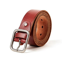 Load image into Gallery viewer, Men&#39;s Genuine Leather Belt Alloy Buckle Retro design Brand  Belt For Men Top cowhide production MD605