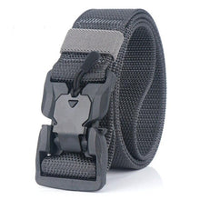 Load image into Gallery viewer, Men&#39;s Military Tactical Belt Hard ABS Magnetic Quick Release Buckle Men&#39;s Army Belt Soft Genuine Nylon Casual Belt MD055