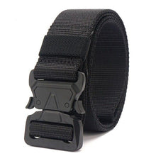 Afbeelding in Gallery-weergave laden, Men&#39;s Military Nylon Belt Hard Alloy Buckle Soft Nylon Army Tactical Belt Outdoor Sports