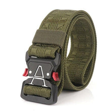 Load image into Gallery viewer, Men&#39;s Military Nylon Belt Hard Metal Buckle Classic Tactical Belt Soft Real Nylon 3.8cm Outdoor Sports Belt