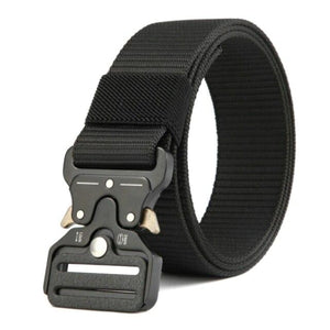 Men's belt Metal buckle Men Military Tactical Belt High Strength Quality Nylon Soft No Hole Army Belt MD802