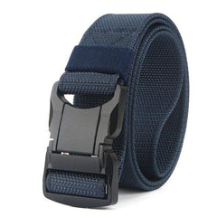 Men's Military Tactical Belt Hard Metal Buckle Magnetic Quick Release Buckle Army Belt Soft Genuine Nylon Casual Belt