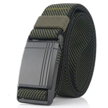 Load image into Gallery viewer, Genuine Tactical Belt Metal Buckle Quick Release Magnetic Buckle Real Nylon Elastic Belt Military Army Belt