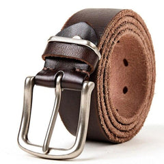 Natural leather men's belt Soft Genuine Leather Masculine Jeans Belt's for men